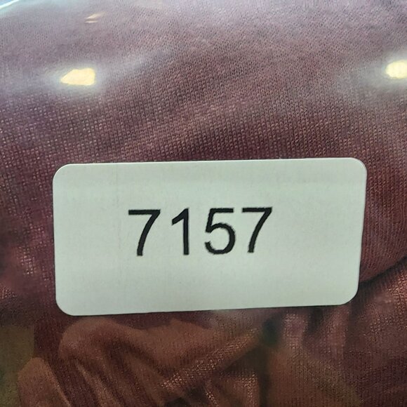 Mens Burgundy Guess Shirt Long Sleeve V-Neck Polyester Size M - Picture 8 of 8